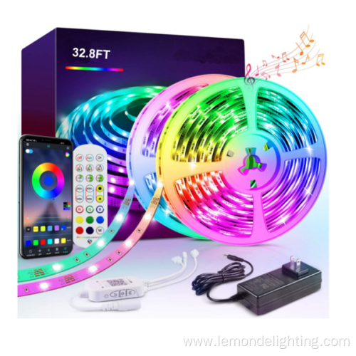 Music Sync Voice Control RGB LED Strip Lights